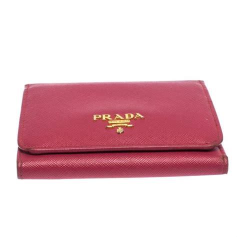 prada wallet pink|prada long wallet pink.